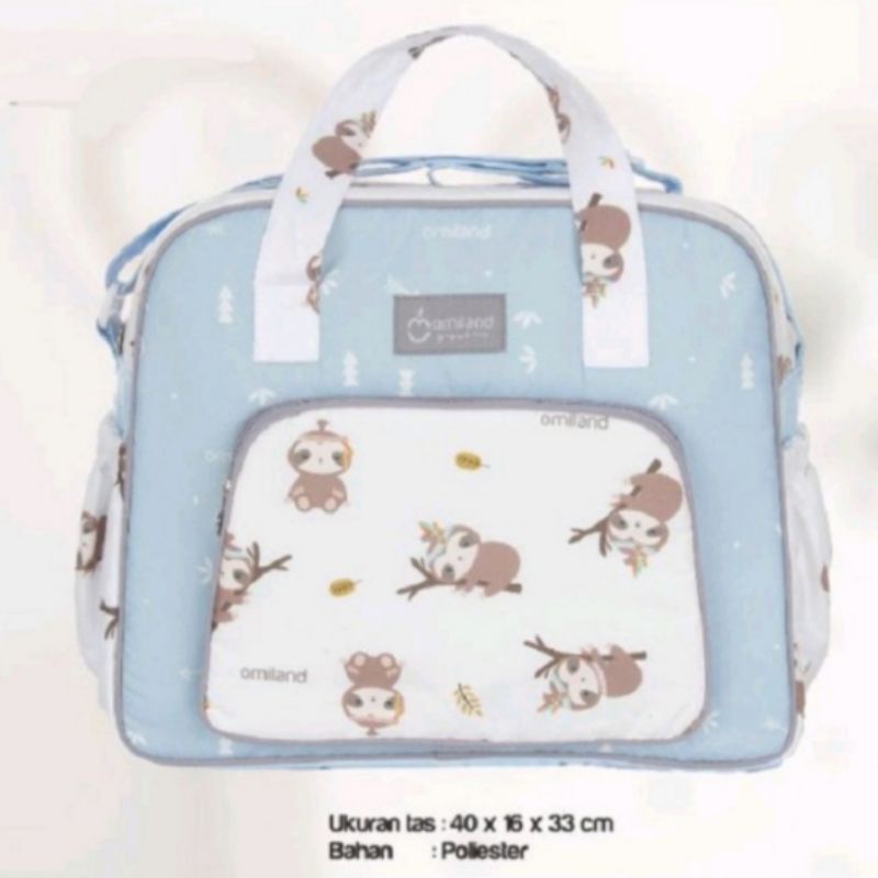 Omiland tas bayi besar sloth series tas baju bayi
