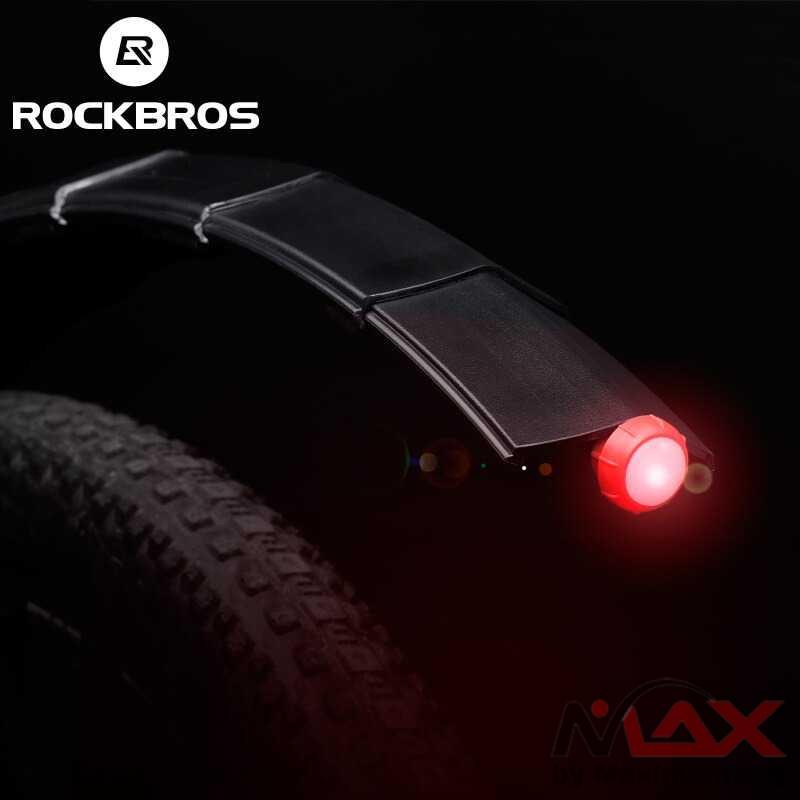 Spakbor Sepeda Rockbros Spakbor Sepeda Telescopic Fender Tail Light - DNB-1001 Warna Hitam