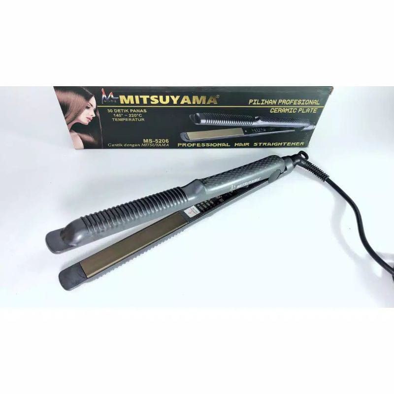 Alat Catok Catokan Pelurus Rambut Mitsuyama MS-5206 3In1 Original Lurus Blow Curly