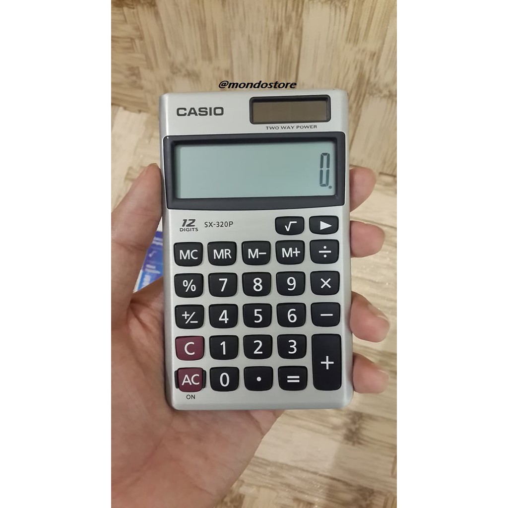 

Terlaris ✨ - CASIO KALKULATOR SX-320P - Kalkulator Travel - 12 digit3.1.23