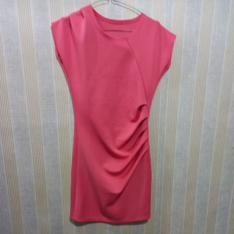 PL DRESS SCUBA PINK