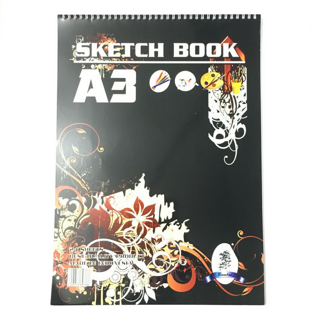 Bamboo Sketch Book Buku Gambar A3 Portrait 24 Sheets