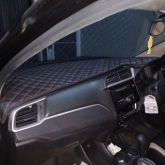 New Alas Dashboard Kulit Premium Model Wajik Mobil BRIO 2014 - 2023 Mobilio