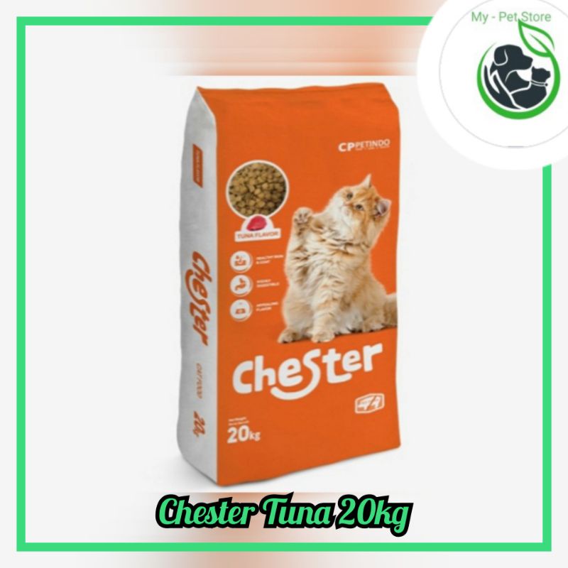 Chester Tuna 20kg (ekspedisi) makanan kucing chester tuna 20kg / cat food