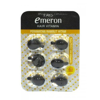  Vitamin Rambut Emeron  6x1ml Black Shine Shopee Indonesia