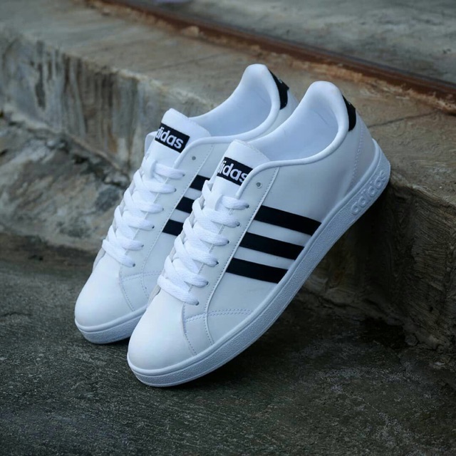 adidas baseline white and black