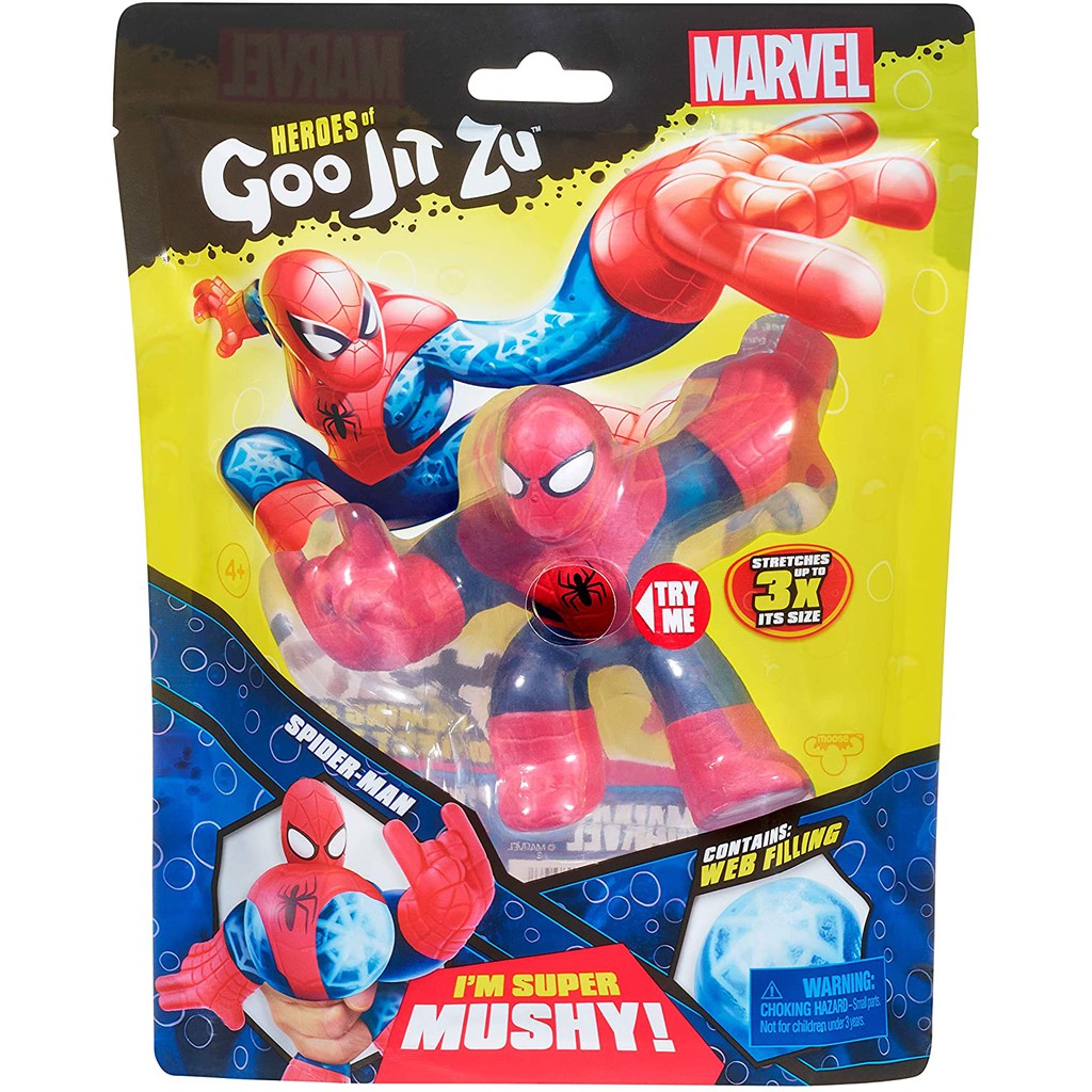 Heroes Of Goo Jit Zu Marvel Superheroes Spiderman Hot Toys Shopee Indonesia