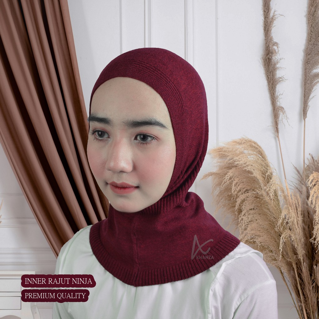 Inner Rajut Ninja Ciput Uro Premium Dalaman Hijab Antem Instan