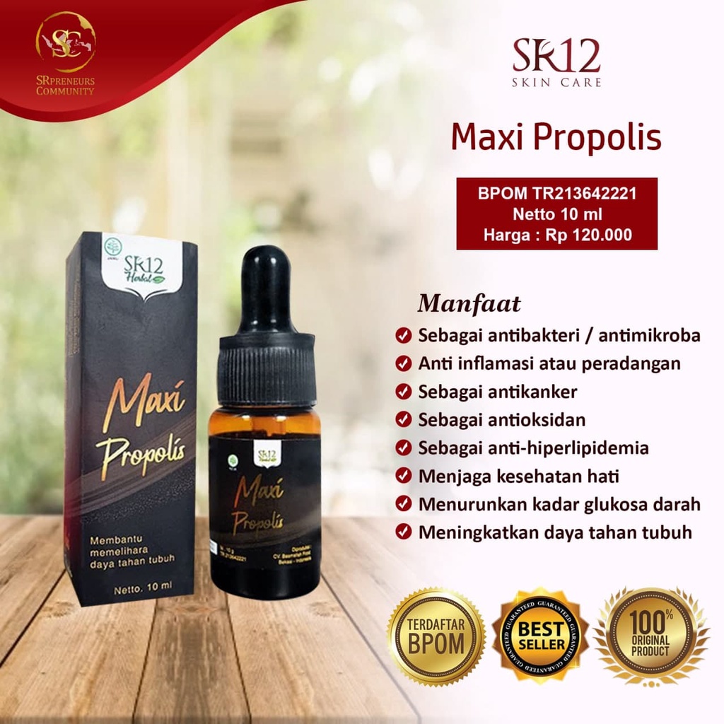 PROPOLIS SR12 / PROPOLIS BRAZILIAN 100% ASLI / PROPOLIS SERUM / PROPOLIS BRAZILIAN NANO TECH / PROPO