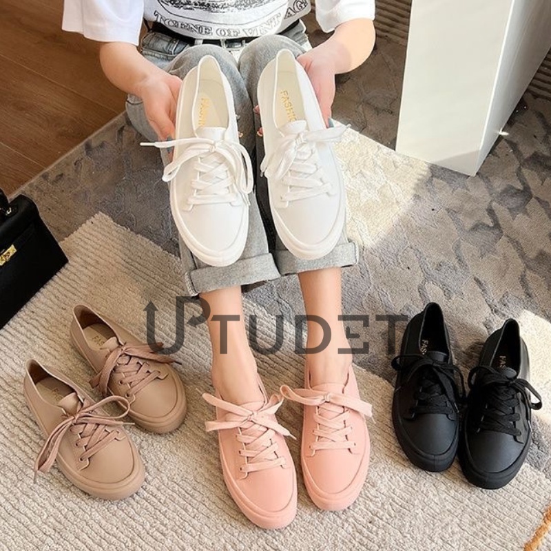 Sepatu Jelly Fashion Shoes Wanita Casual Sepatu Kets Korea 1901