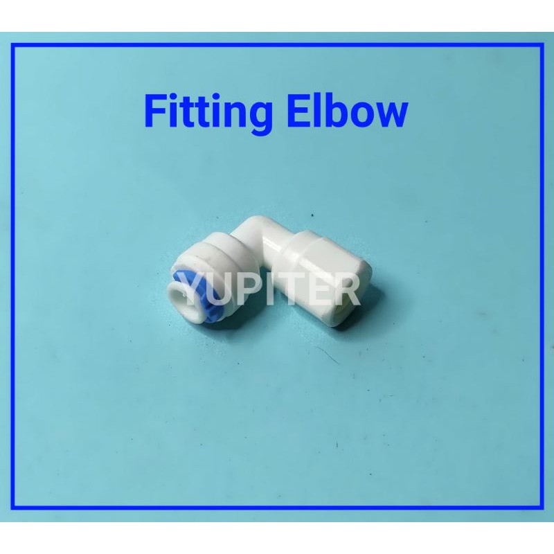 Fitting RO Keni Drat Dalam ¼ Selang ¼ (Elbow) - Filter Air