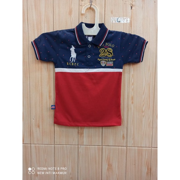 Ready stok polo anak motif random 3
