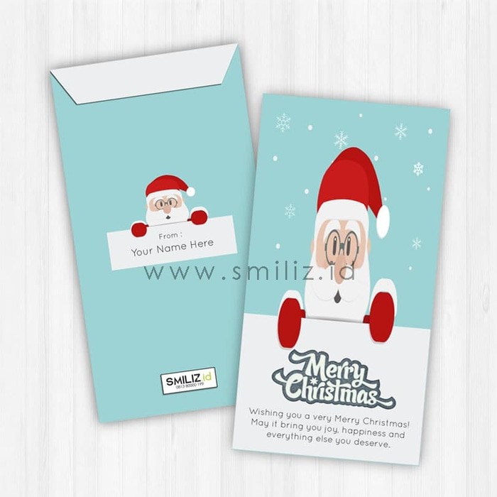 

Amplop Angpao Natal Santa Claus Lucu 2028