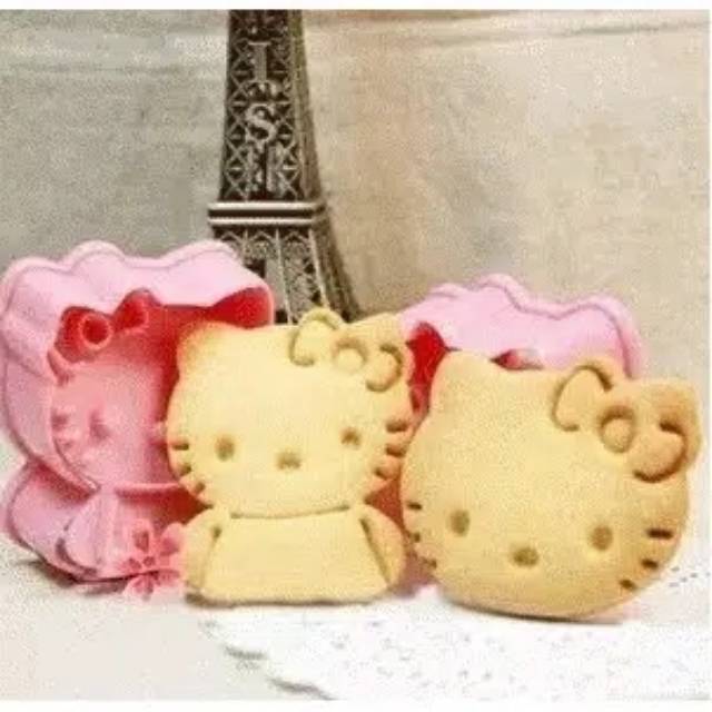 Istana Baking Cetakan Kue Kering Cookies Cutter Hello Kitty Set