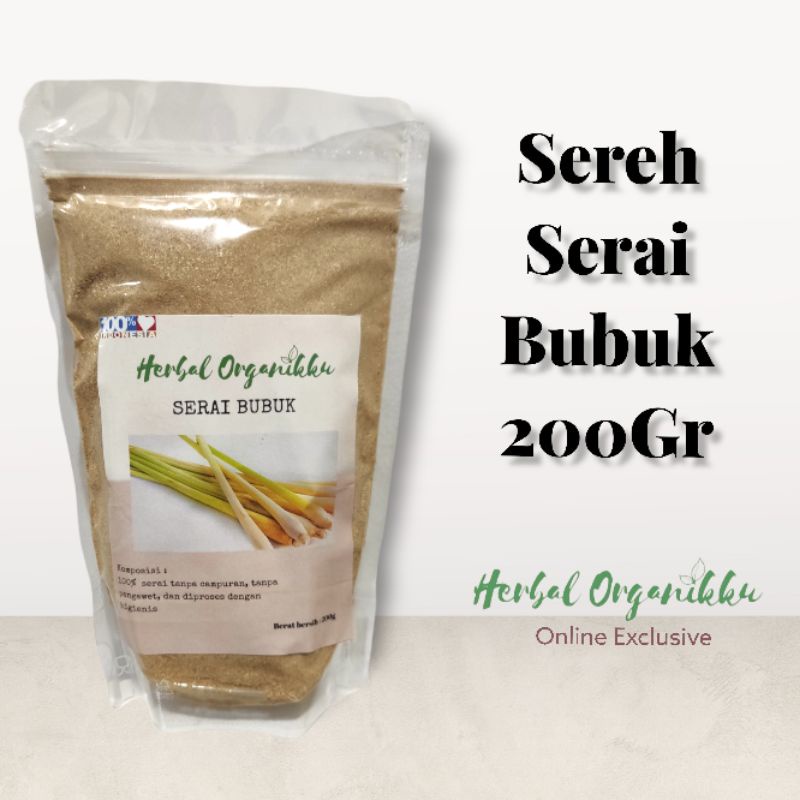 

Sereh Bubuk 100 & 200gr | Serai Bubuk Murni