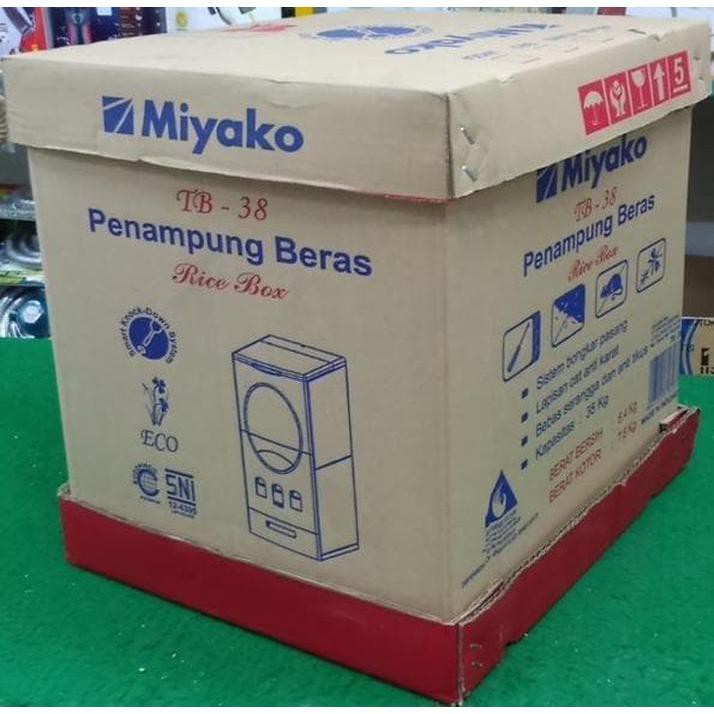 Rice Box Miyako TB 38 Kapasitas Beras 38 kg