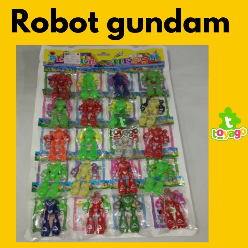 Mainan Robot Gundam Ukuran 7x2 cm Grosir Murah