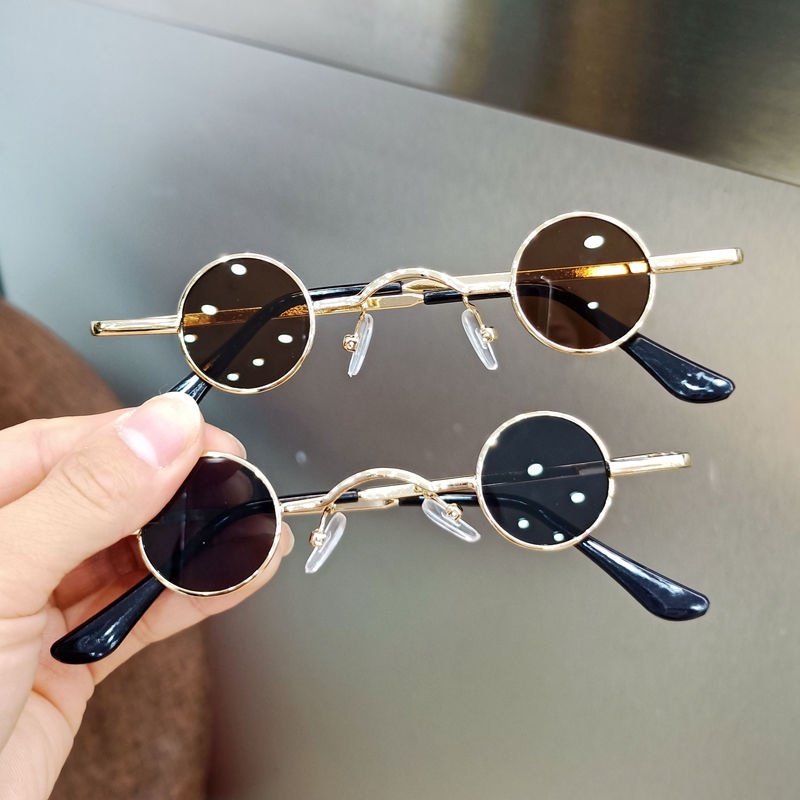 COD❤️Kacamata Hitam Anak Laki-laki Murah Cowok Cewek New Trend Fashion Korea Terbaru Bulat Cat High Quality Retro Sunglasses