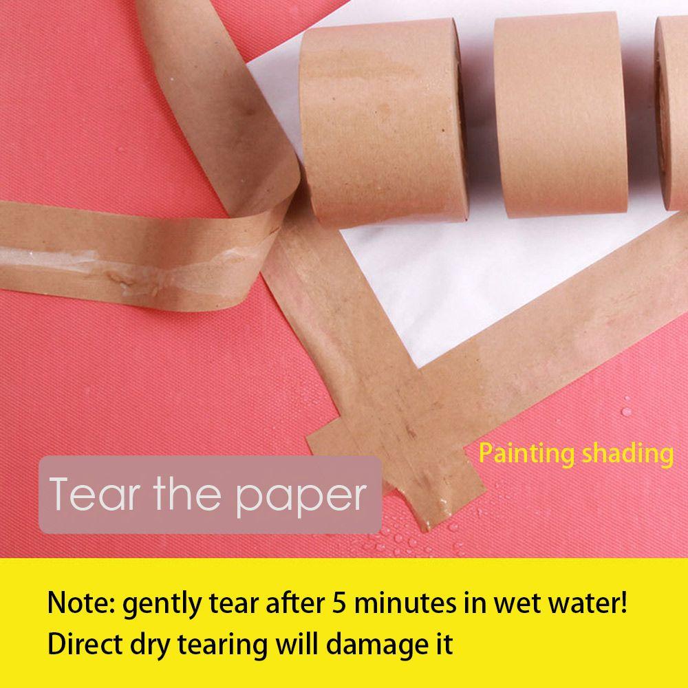 Pineapple Kraft Paper Tape Painting Hand-Sobek Viskositas Tinggi Sealing