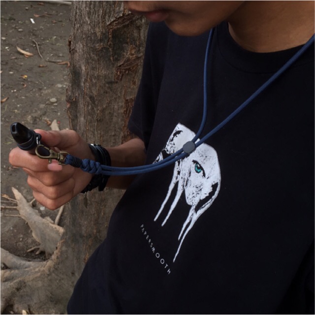

Kalung pod pods snake lanyard tali paracord premium id card Dotnegn Experiental