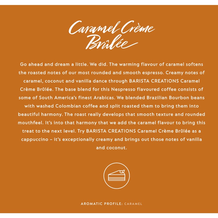 

vf0100f Nespresso - Barista Creations - Caramel Crème Brûlée Ds20X11