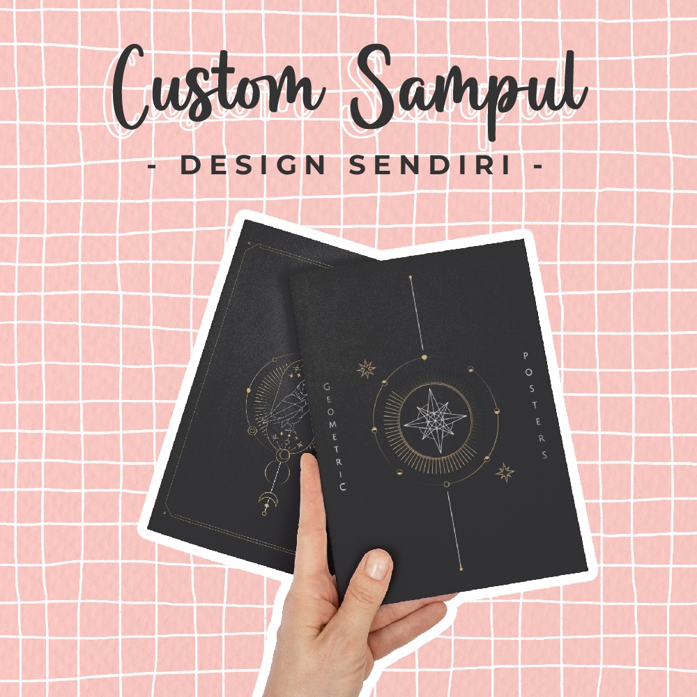 

PROMO CUSTOM SAMPUL BUKU BOOK COVER A5/B5 | ptrshop.id