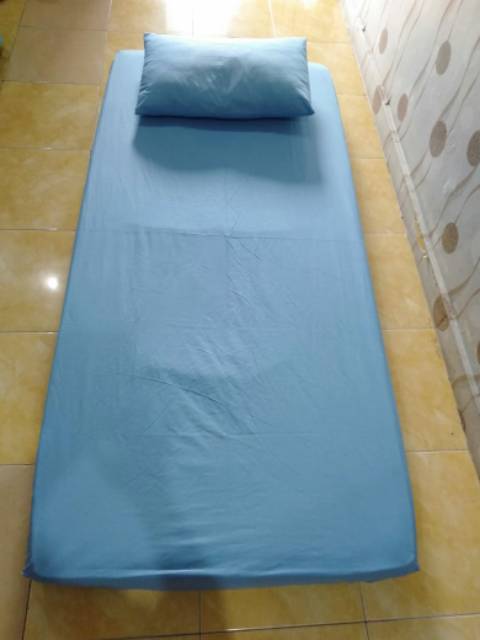 Sprai Rumah Sakit / sprei / Sprei Polos 3 kaki ( sprei tilam + sarung bantal) pasien rumah sakit