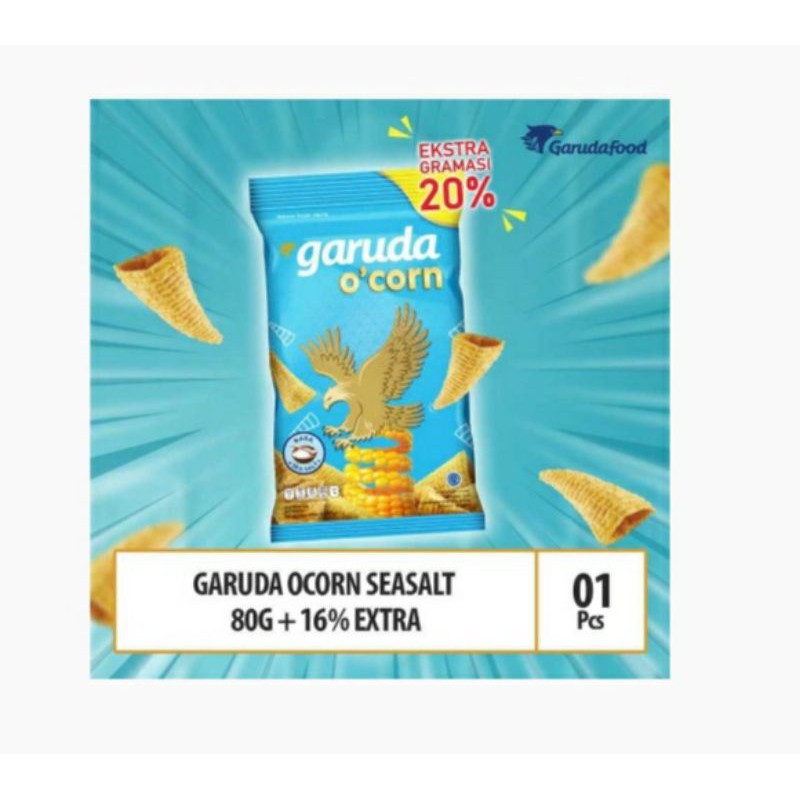 

garuda o'corn seasalt 80 gr