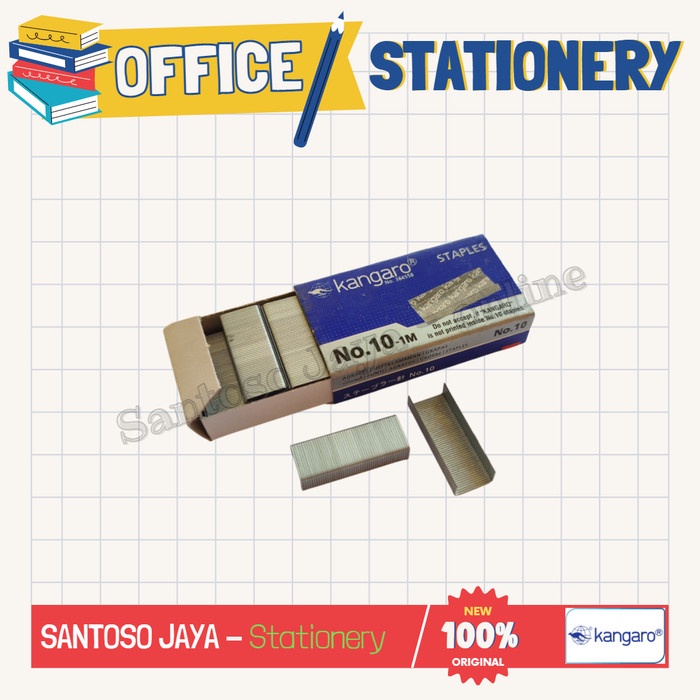 

Staples KANGARO No.10-1M - Isi Stapler KANGARO No.10