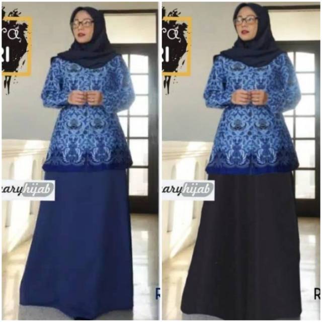 GAMIS KORPRI || ROK HITAM || ROK NAVY ||DINNARY