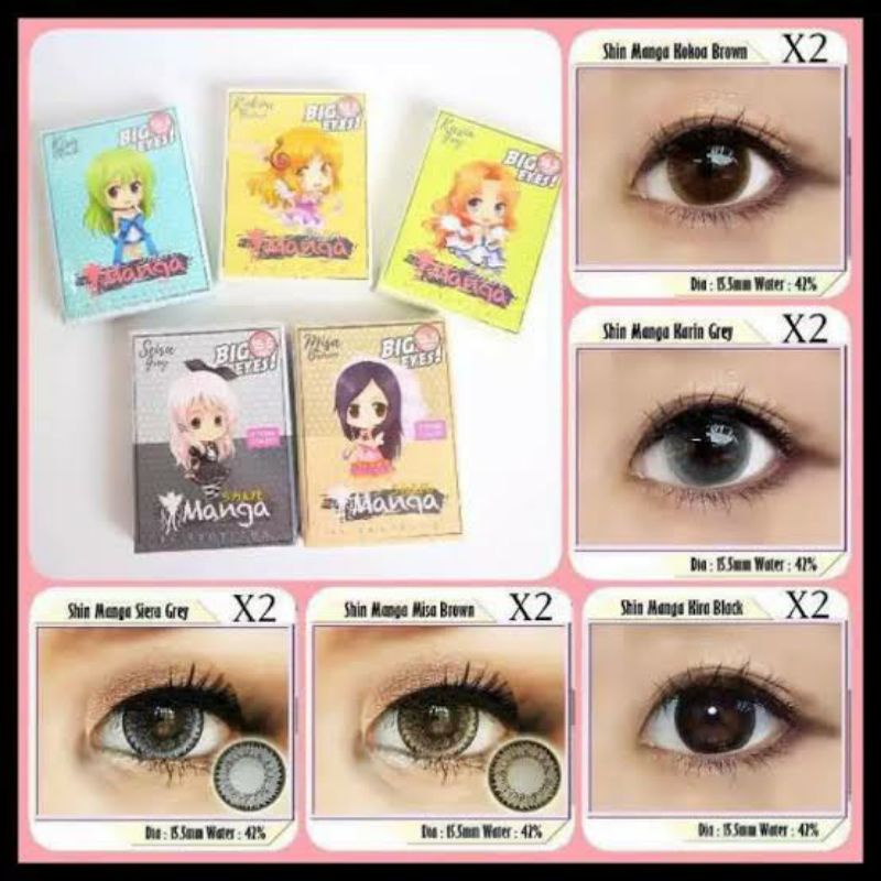 SOFLEN MANGA NORMAL DAN MINUS diameter 15.5mm