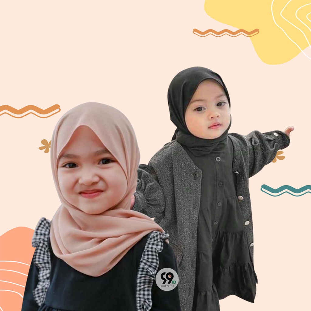 Hijab PASHMINA Tali Anak Perempuan / Kerudung Anak Perempuan !! TERLARISS