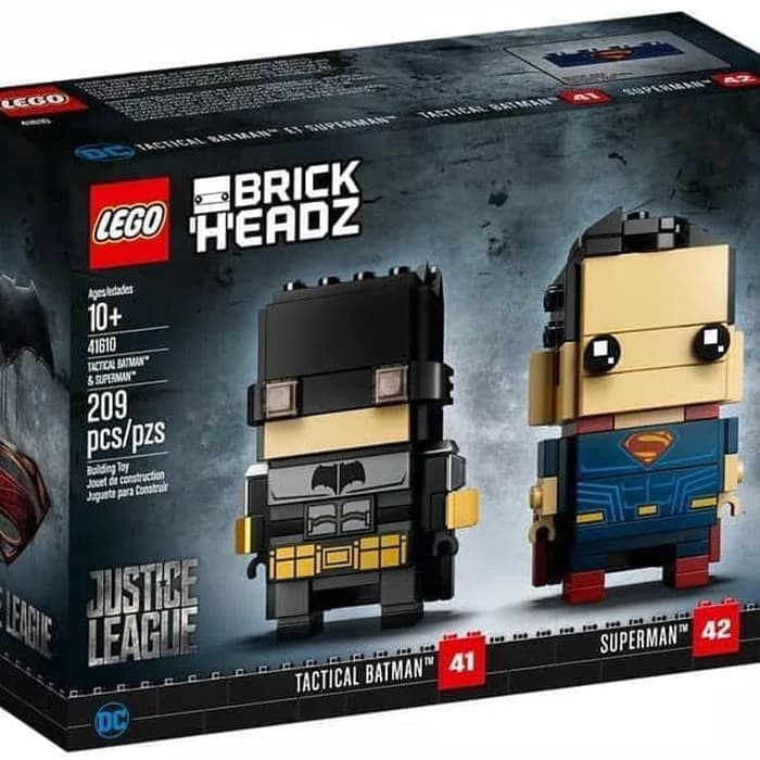 LEGO BrickHeadz 41610 Tactical Batman & Superman Justice League Hero