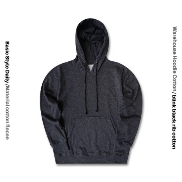 black hoodie cotton