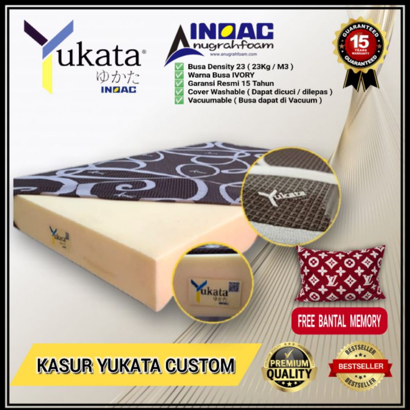 KASUR BUSA INOAC YUKATA CUSTOM / YUKATA SPONJI / ASLI ORIGINAL / ANTI KEMPES GARANSI 15 TAHUN