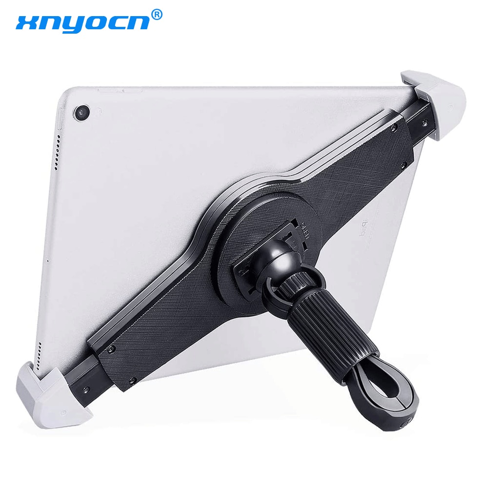 Fleksibel Tablet Treadmill Stand Mount Holder In-door Spinning Bike dengan Handlebar Holder untuk iPad 9.5-14.5 inch Tablet PC Holder