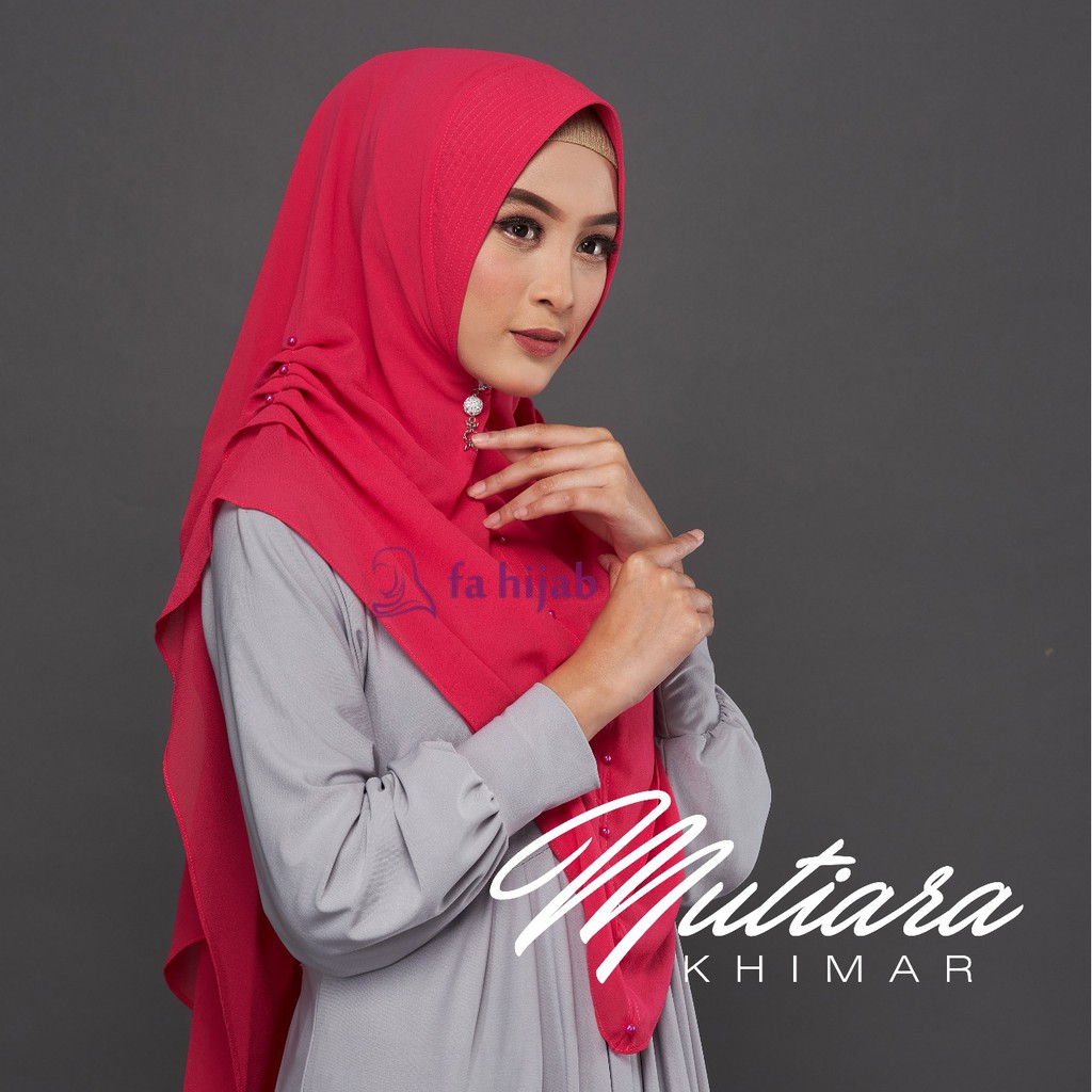 [FA HIJAB] KHIMAR HIJAB JILBAB MUTIARA ORI BY FA HIJAB