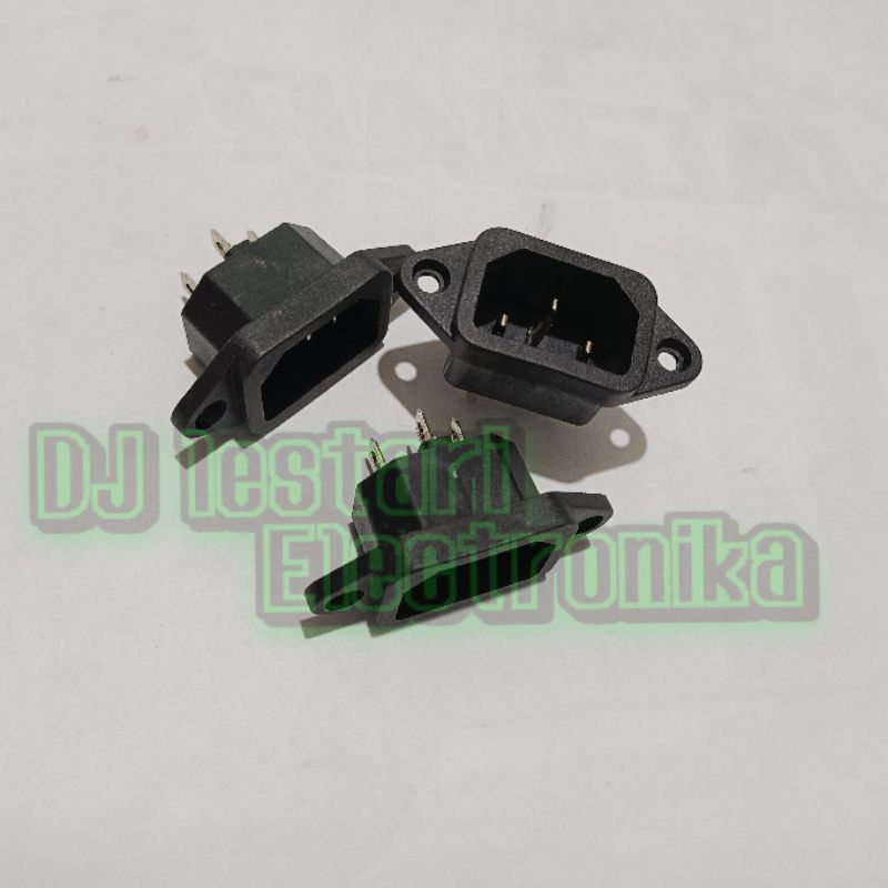 Soket AC in power 3 pin/Soket AC body Komputer