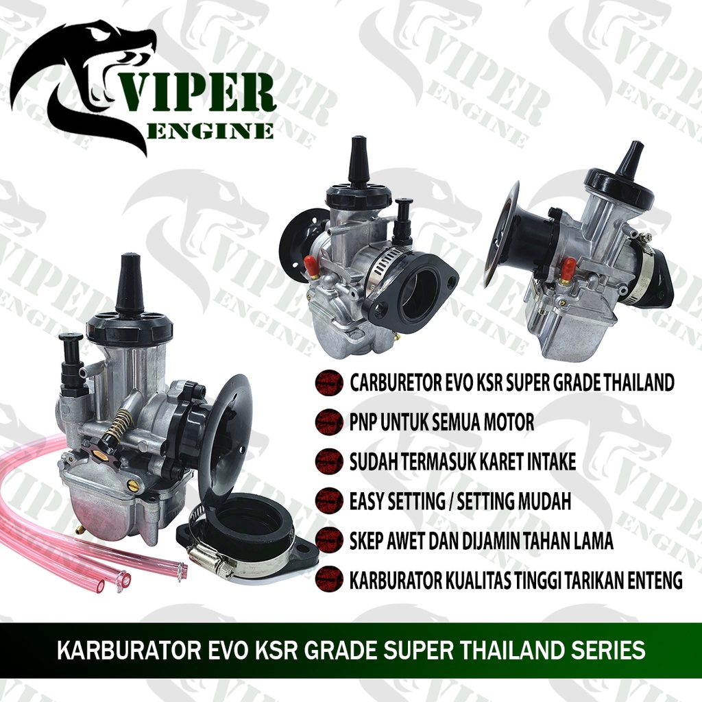 [ BISA COD ] KARBURATOR KSR EVO PWK 28 30 32 34 RAZOR SERIES RS / CARBURETOR KARBU PWK28 PWK30 PWK32