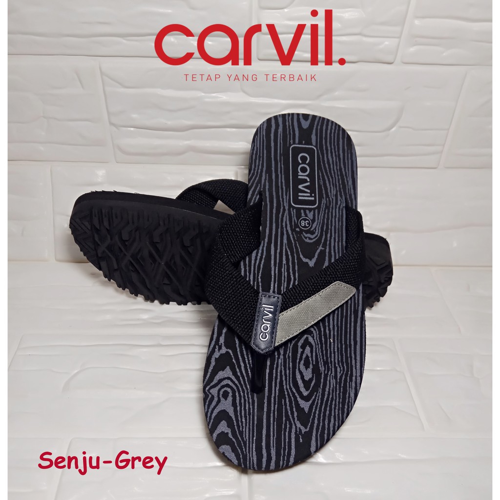 CARVIL SENJU/Sandal Carvil Terbaru/ Sandal Keren Pria/ size 38-43/carvil jepit