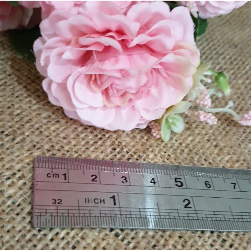 Bunga Zinnia K7 bunga artificial dekorasi-6