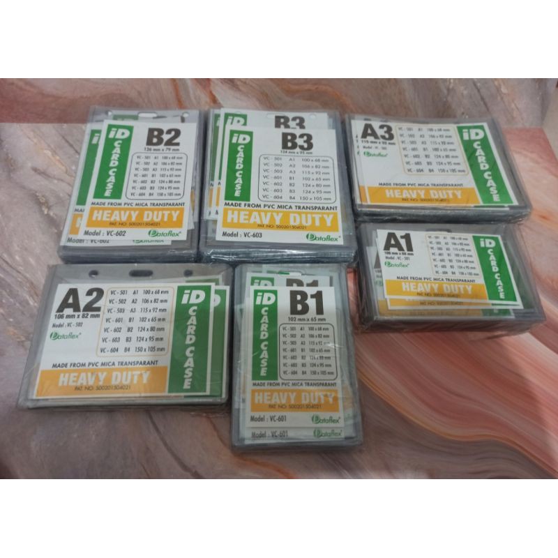 

[Harga Satuan] TOPLOADER Card Case B1 B2 B3 B4 A1 A2 A3 ID CARD CASE PC KPOP Packing Photocard