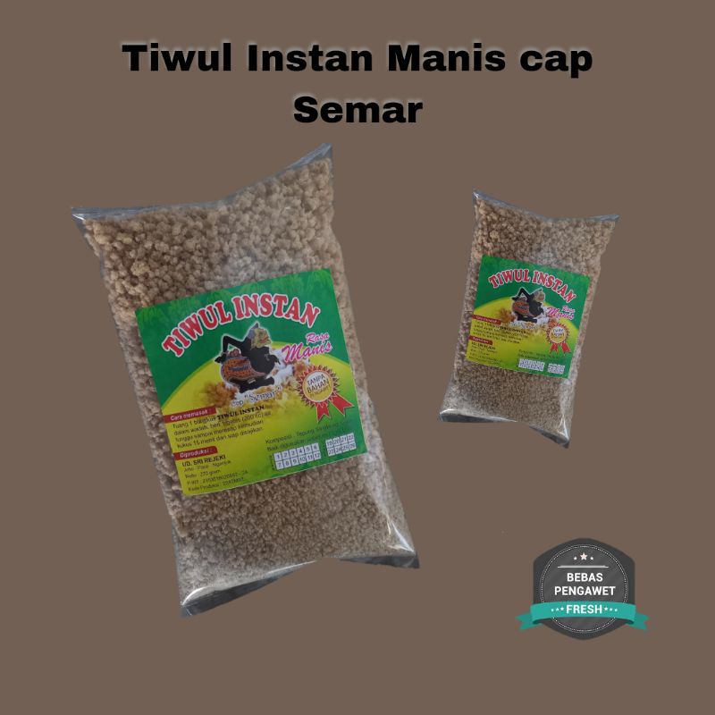 

Tiwul Manis Instan 270g