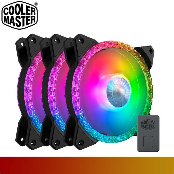 COOLER MASTER FAN MF120 PRISMATIC 3IN1