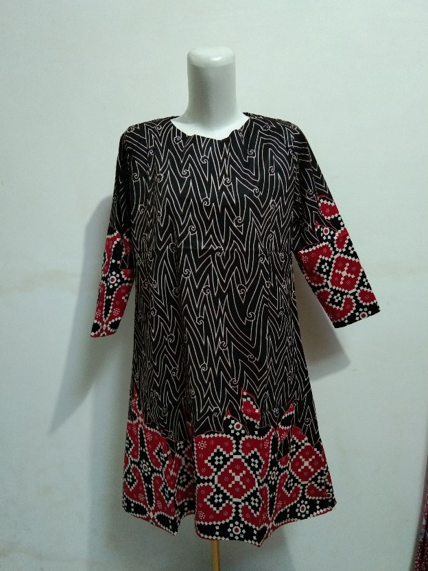 Baju Batik Wanita - Dress Batik Wanita 494 New