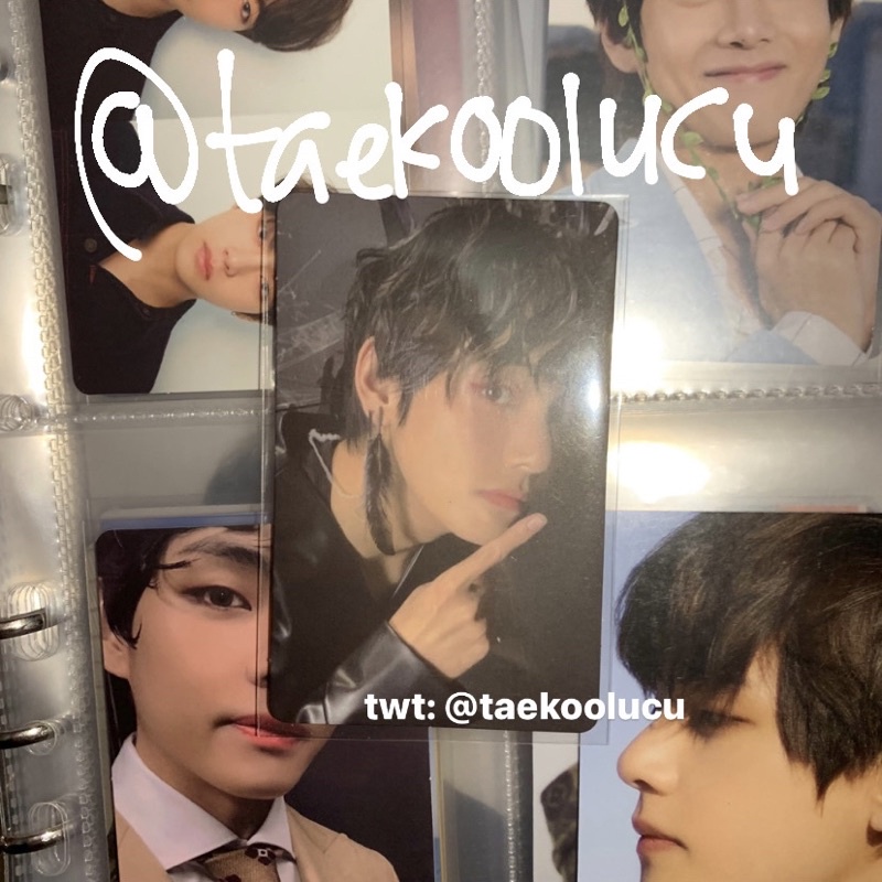 photocard taehyung mots 7 ver 2 pc tae mots 7