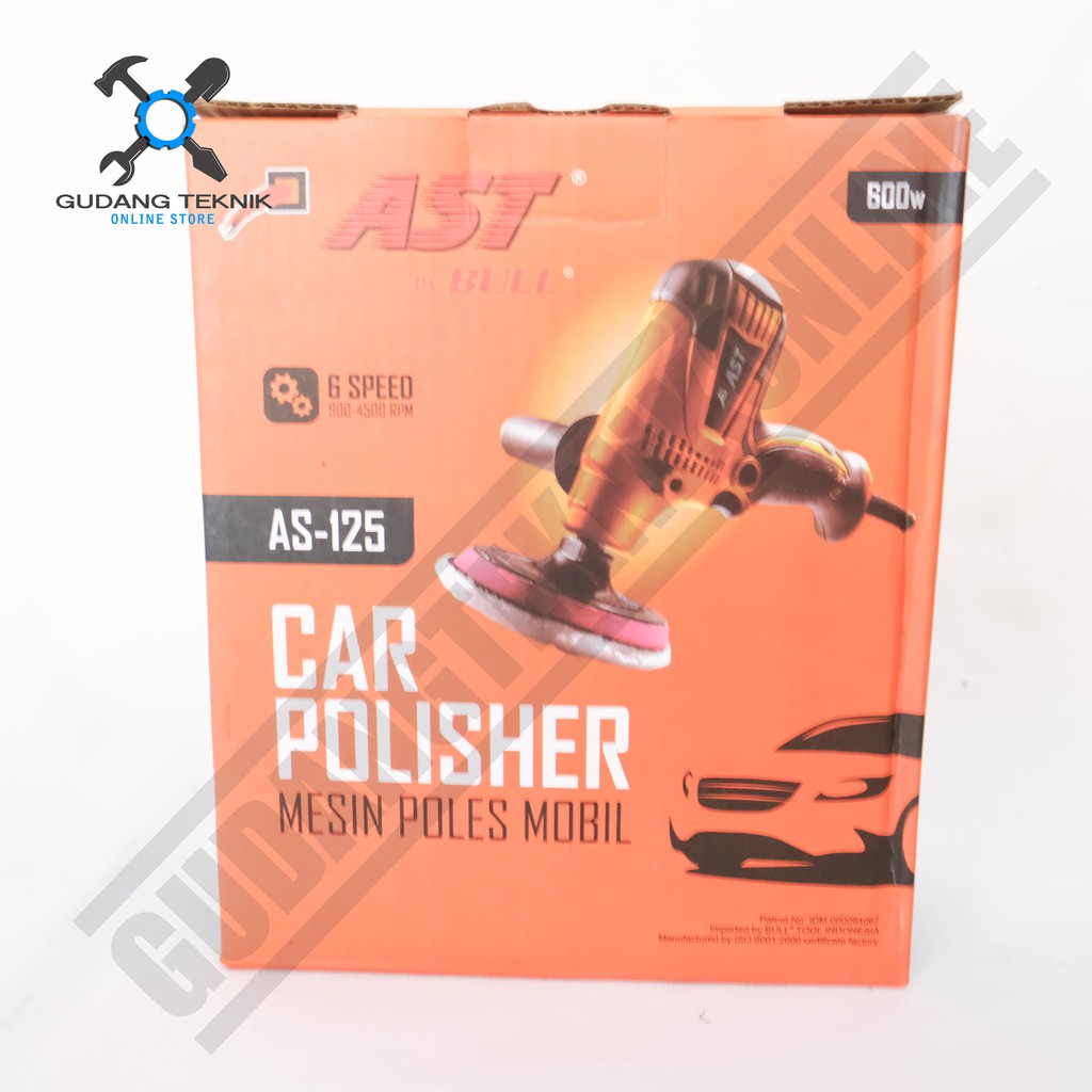 Mesin Poles AST AS-125 Variabel speed / Mesin Poles Mobil 5 Inch AST AS125 Polisher Vs