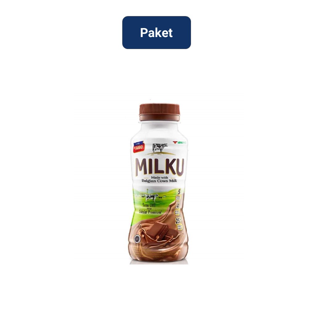 

Milku Susu UHT Cokelat 4 x 200 ml