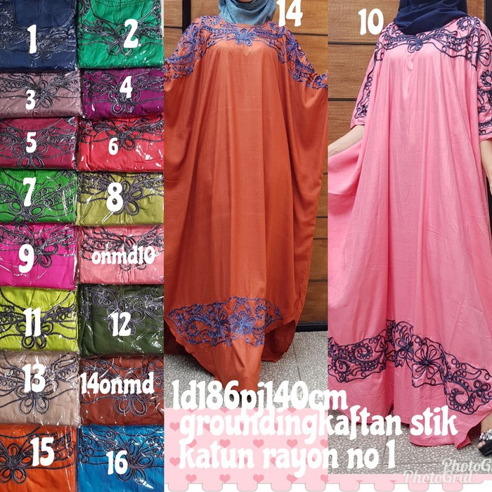 Grounding kaftan / daster arab