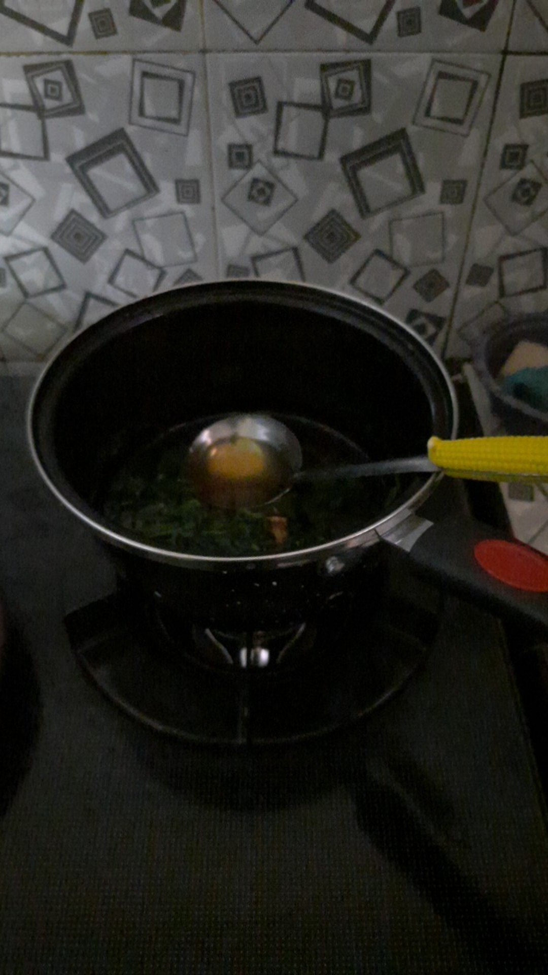 Panci Susu Enamel Q2 2001 Tutup Kaca 20cm - Panci Susu Saucepan Q2